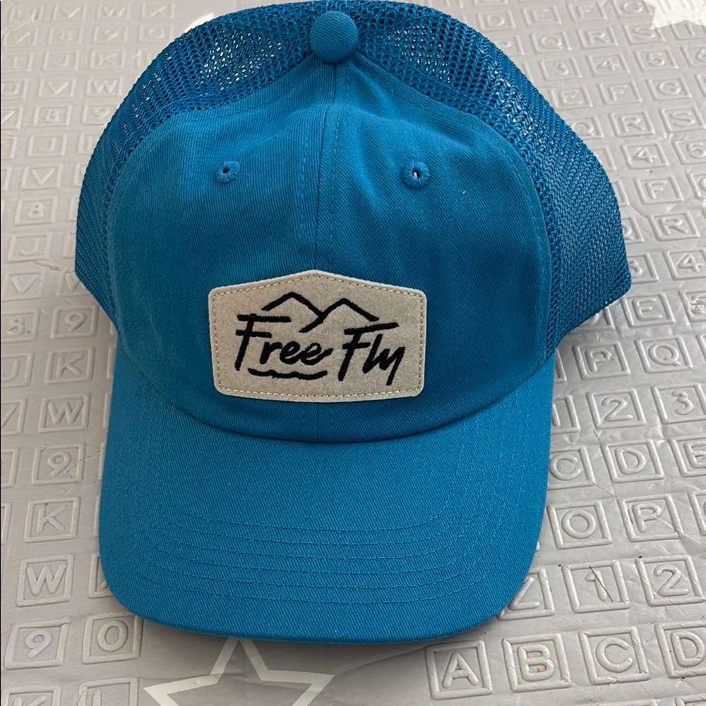 Free Fly Apparel Blue Trucker Hat